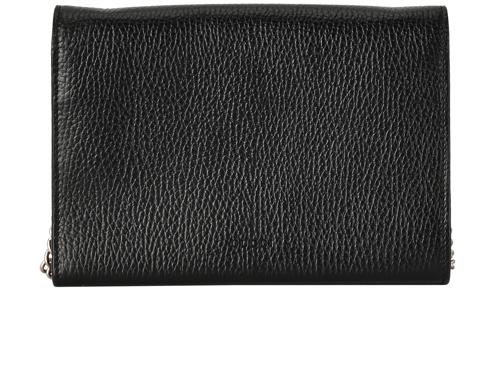 Dionysus Wallet On Chain, &pound;830, Handbags, Black, Leather, Back view